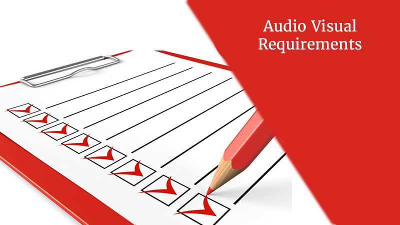 Negotiate AV Production Services requirements and cost